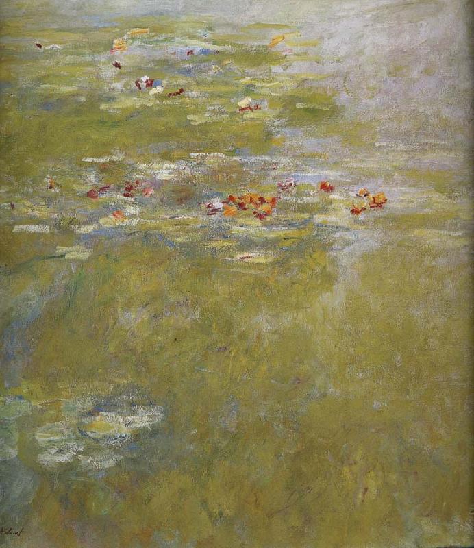 Claude Monet Detail from the Water Lily Pond oil painting image